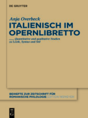 cover image of Italienisch im Opernlibretto